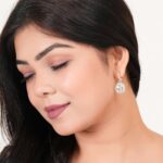 Women's Square Drop Earrings, Dangling Silver Earrings, Hammered Earrings, Geometric Earrings, Ethnic Earrings, Boho Earrings, Statement Earrings